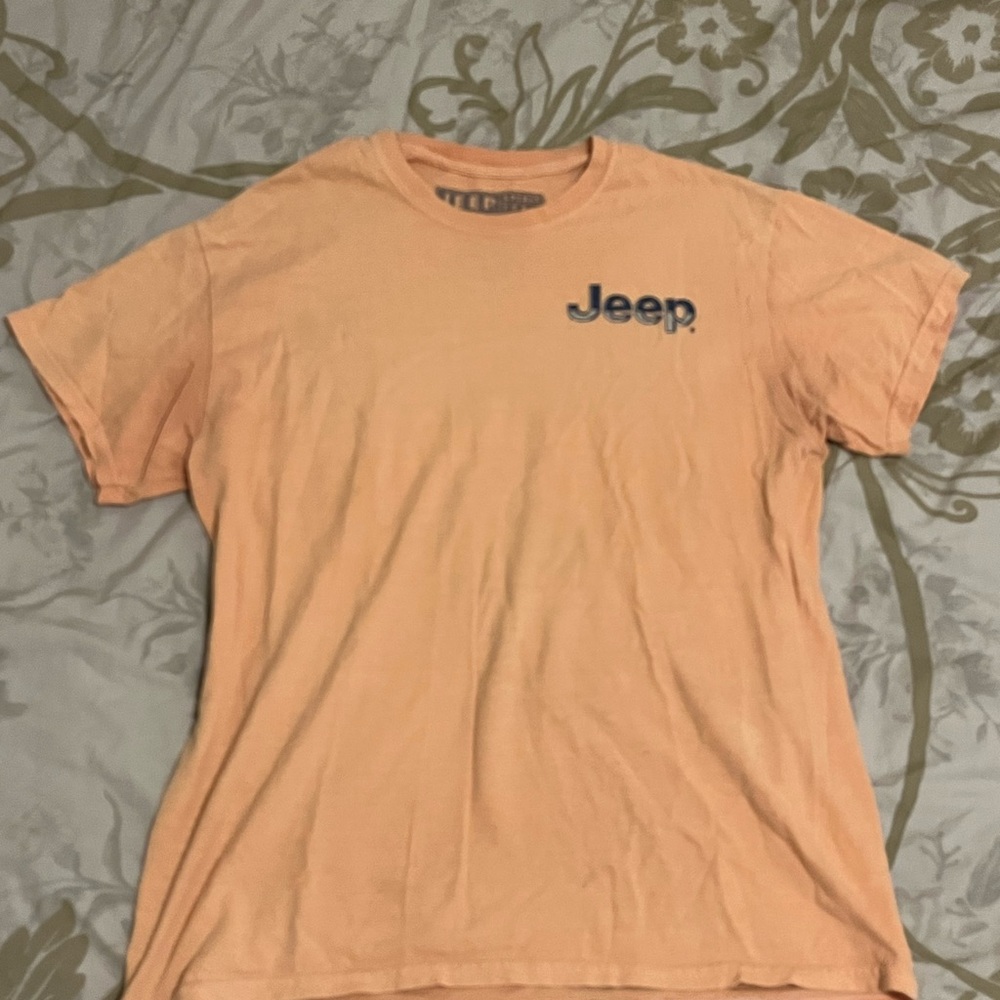 Jeep Spirit Orange T-Shirt Vibrant Casual Essential 🌞